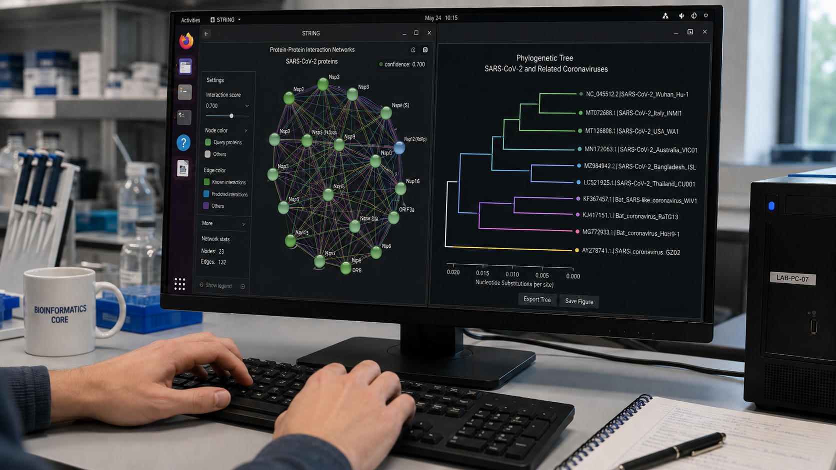Data analysis and bioinformatics service